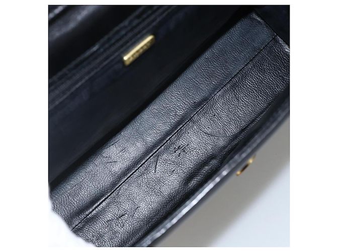 BALLY Borsa a mano in pelle 2 vie Nero Oro Auth ARZ827 D'oro - vista 19