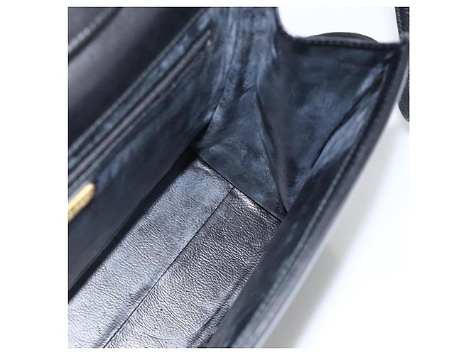 BALLY Borsa a mano in pelle 2 vie Nero Oro Auth ARZ827 D'oro - vista 20