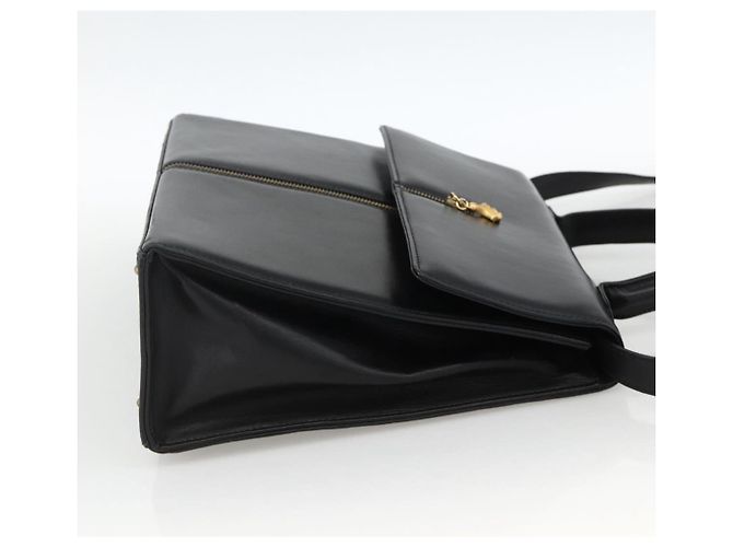 BALLY Borsa a mano in pelle 2 vie Nero Oro Auth ARZ827 D'oro - vista 5