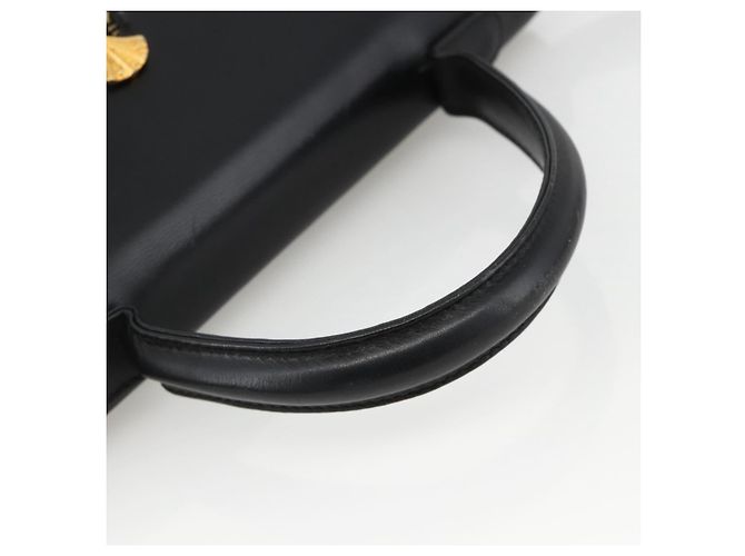 BALLY Borsa a mano in pelle 2 vie Nero Oro Auth ARZ827 D'oro - vista 7