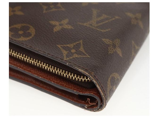 Portafoglio Compact Zip Monogram LOUIS VUITTON M61667 LV Auth AMZ571 Monogramma - vista 10