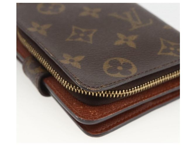 Portafoglio Compact Zip Monogram LOUIS VUITTON M61667 LV Auth AMZ571 Monogramma - vista 11