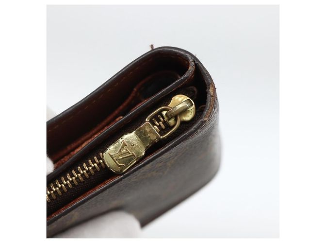 Portafoglio Compact Zip Monogram LOUIS VUITTON M61667 LV Auth AMZ571 Monogramma - vista 12