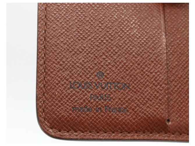 Portafoglio Compact Zip Monogram LOUIS VUITTON M61667 LV Auth AMZ571 Monogramma - vista 13