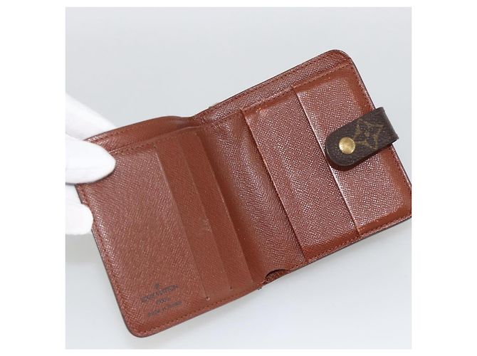 Portafoglio Compact Zip Monogram LOUIS VUITTON M61667 LV Auth AMZ571 Monogramma - vista 14