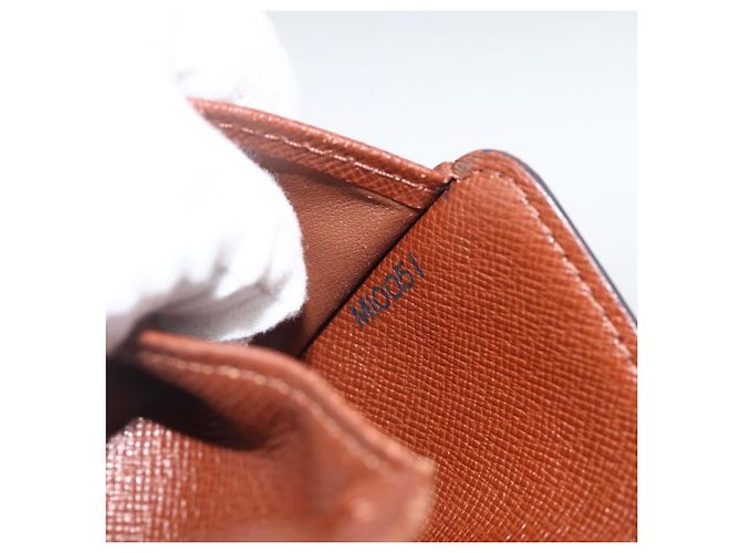 Portafoglio Compact Zip Monogram LOUIS VUITTON M61667 LV Auth AMZ571 Monogramma - vista 23