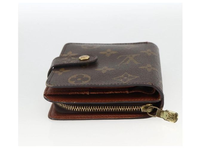 Portafoglio Compact Zip Monogram LOUIS VUITTON M61667 LV Auth AMZ571 Monogramma - vista 6