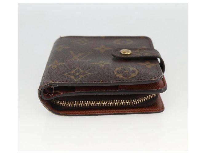 Portafoglio Compact Zip Monogram LOUIS VUITTON M61667 LV Auth AMZ571 Monogramma - vista 7