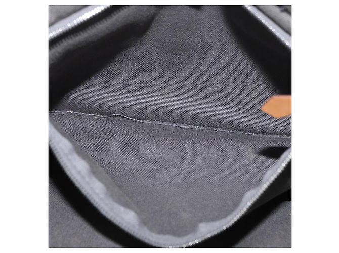 Hermès HERMES Fourre Tout PM Handtasche Canvas Grau Silber Auth BAZ508 Braun - Ansicht 20