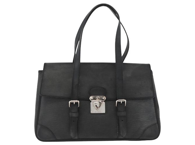 LOUIS VUITTON Borsa a Mano Epi Segur MM Nera M58862 LV Auth ka3751 Nero - vista 2