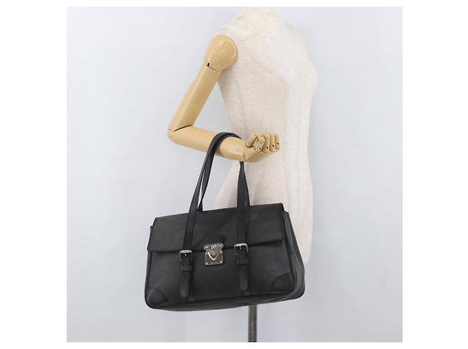 LOUIS VUITTON Borsa a Mano Epi Segur MM Nera M58862 LV Auth ka3751 Nero - vista 22