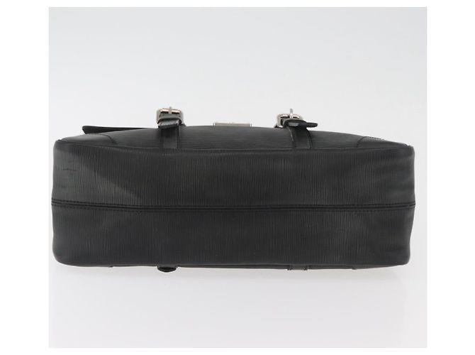 LOUIS VUITTON Borsa a Mano Epi Segur MM Nera M58862 LV Auth ka3751 Nero - vista 9