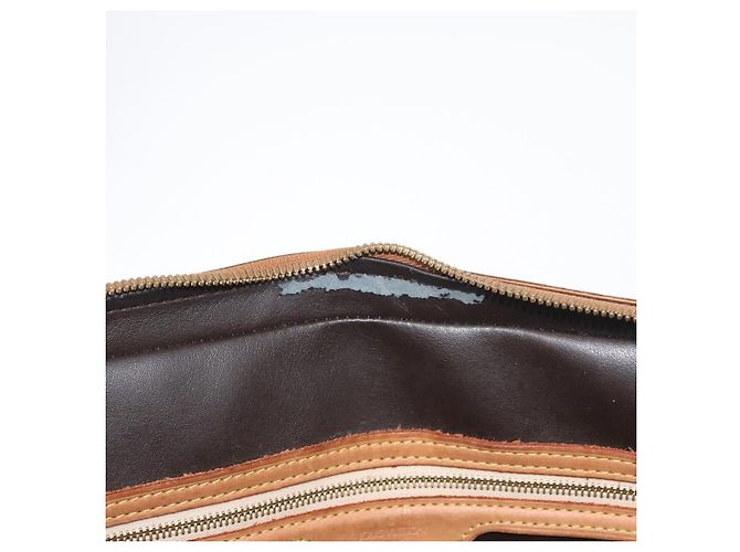 LOUIS VUITTON Borsa a Mano Monogram Vernis Van Damme Bronzo M91125 LV Auth YKZ119 - vista 10