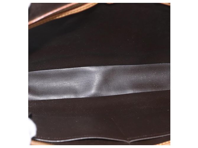 LOUIS VUITTON Borsa a Mano Monogram Vernis Van Damme Bronzo M91125 LV Auth YKZ119 - vista 11