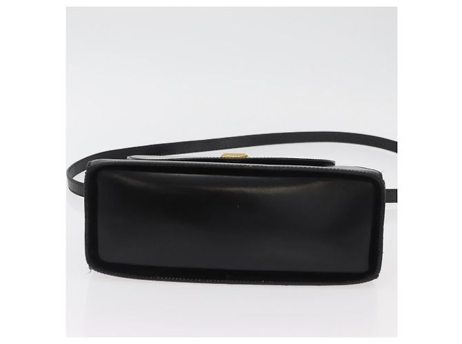 BALLY Borsa a mano in pelle 2 vie Nero Oro Auth YKZ1052 D'oro - vista 11