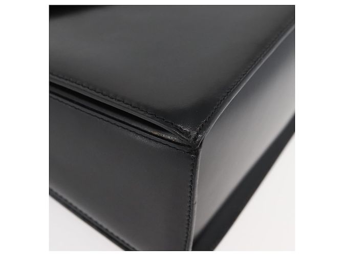 BALLY Borsa a mano in pelle 2 vie Nero Oro Auth YKZ1052 D'oro - vista 12