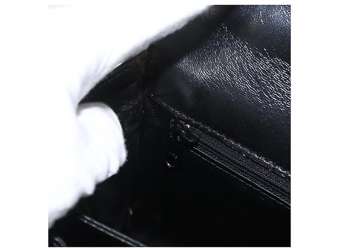 BALLY Borsa a mano in pelle 2 vie Nero Oro Auth YKZ1052 D'oro - vista 25