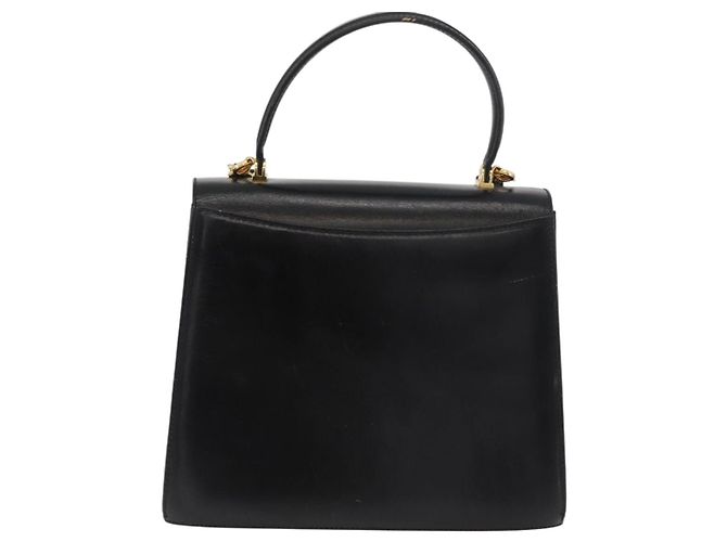 BALLY Borsa a mano in pelle 2 vie Nero Oro Auth YKZ1052 D'oro - vista 3