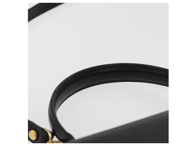 BALLY Borsa a mano in pelle 2 vie Nero Oro Auth YKZ1052 D'oro - vista 8