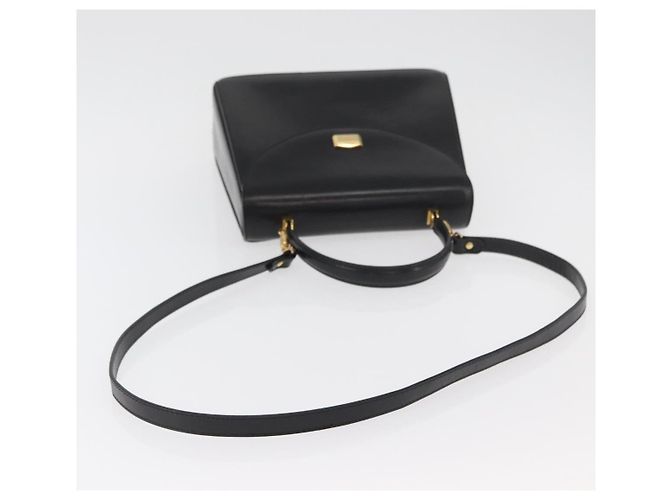 BALLY Borsa a mano in pelle 2 vie Nero Oro Auth YKZ1052 D'oro - vista 9