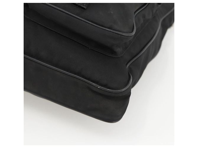 Borsa a Spalla PRADA Nylon Nero Argento Autentica BAZ163 - vista 10