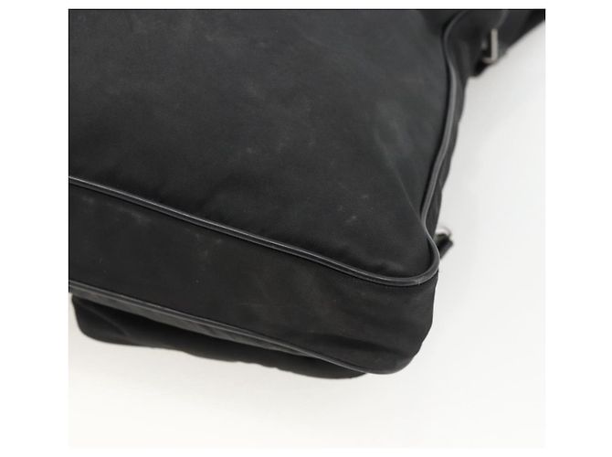 Borsa a Spalla PRADA Nylon Nero Argento Autentica BAZ163 - vista 12