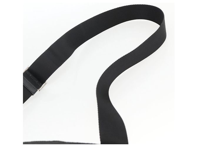 Borsa a Spalla PRADA Nylon Nero Argento Autentica BAZ163 - vista 8