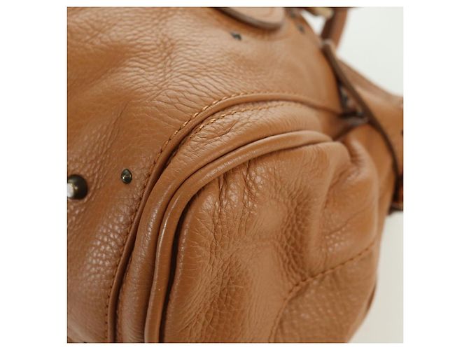 Chloé Borsa a mano Chloe Paddington in pelle marrone oro argento autentica am11221SAM D'oro - vista 11