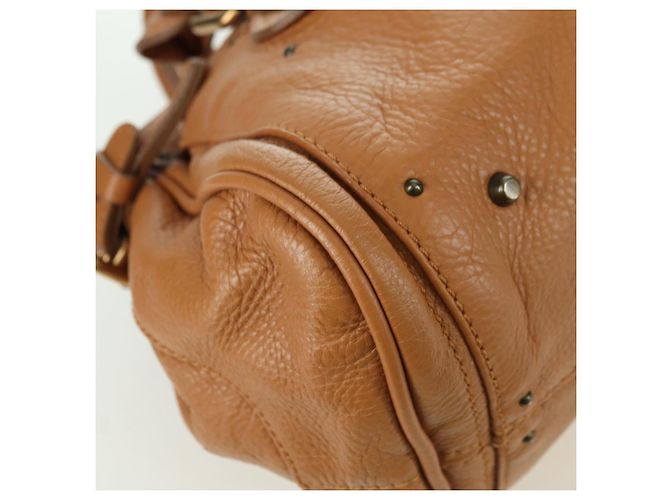 Chloé Borsa a mano Chloe Paddington in pelle marrone oro argento autentica am11221SAM D'oro - vista 12