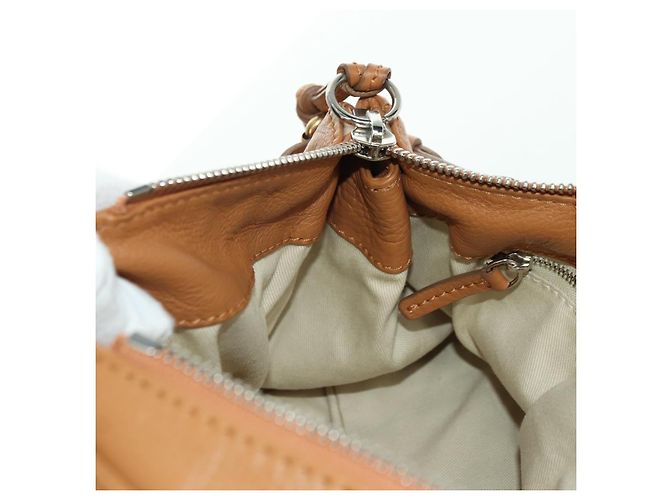 Chloé Borsa a mano Chloe Paddington in pelle marrone oro argento autentica am11221SAM D'oro - vista 20