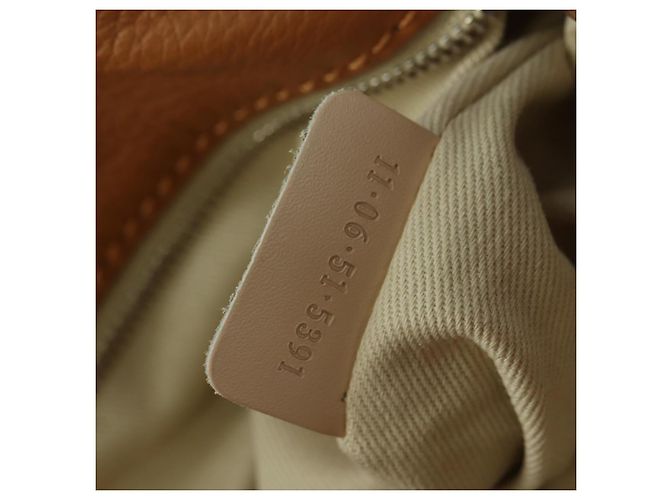 Chloé Borsa a mano Chloe Paddington in pelle marrone oro argento autentica am11221SAM D'oro - vista 23