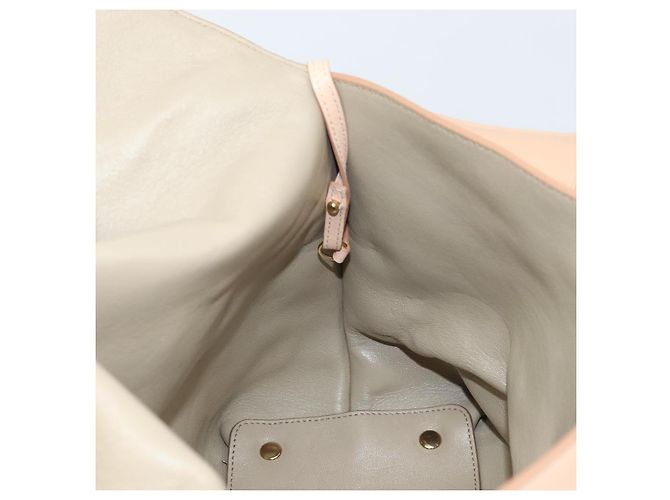 Borsa a mano in pelle Gancini Salvatore Ferragamo Rosa Oro Auth BSZ659 D'oro - vista 20