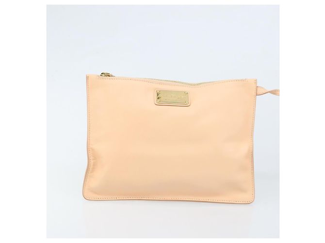 Borsa a mano in pelle Gancini Salvatore Ferragamo Rosa Oro Auth BSZ659 D'oro - vista 22
