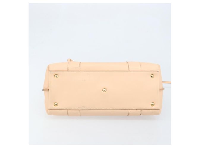 Borsa a mano in pelle Gancini Salvatore Ferragamo Rosa Oro Auth BSZ659 D'oro - vista 9