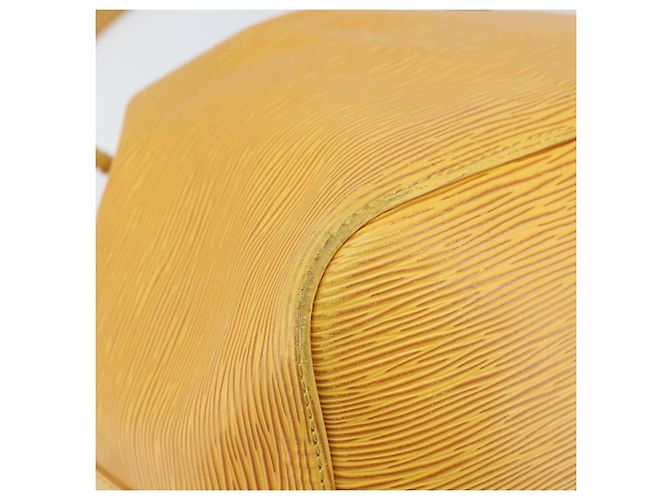 Noe LOUIS VUITTON Borsa a Spalla Petit Noé Epi Gialla M44109 LV Auth ARZ759 Giallo - vista 11