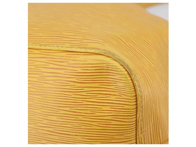 Noe LOUIS VUITTON Borsa a Spalla Petit Noé Epi Gialla M44109 LV Auth ARZ759 Giallo - vista 12