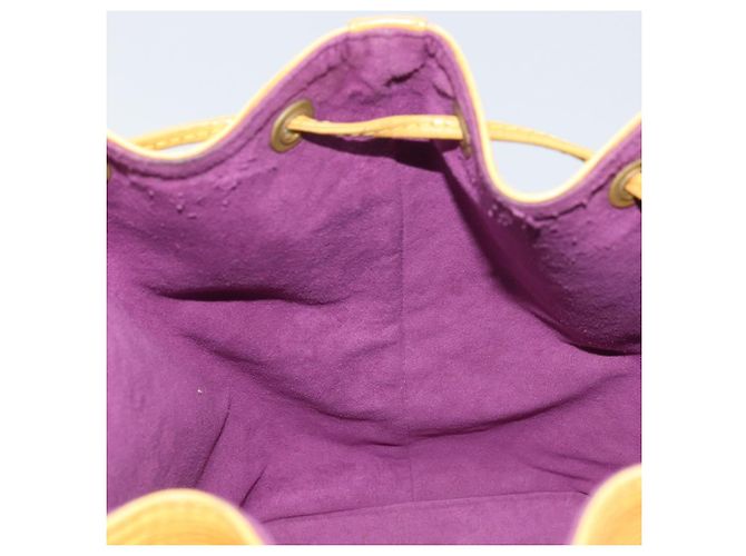 Noe LOUIS VUITTON Borsa a Spalla Petit Noé Epi Gialla M44109 LV Auth ARZ759 Giallo - vista 17