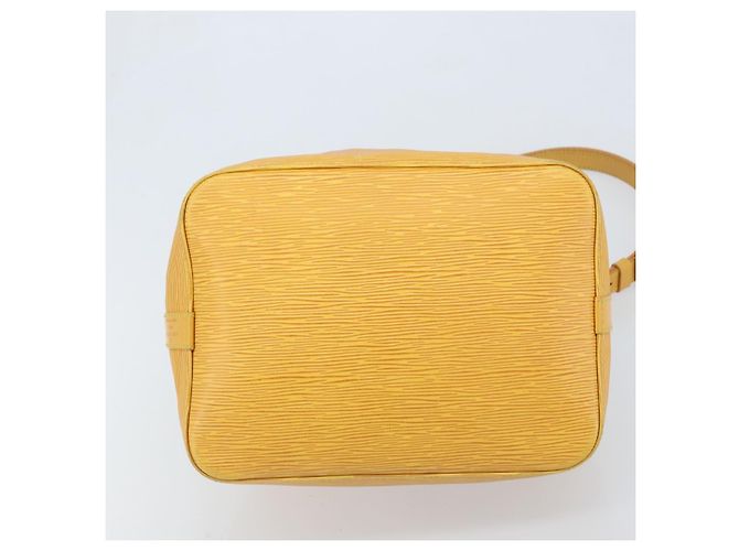 Noe LOUIS VUITTON Borsa a Spalla Petit Noé Epi Gialla M44109 LV Auth ARZ759 Giallo - vista 9