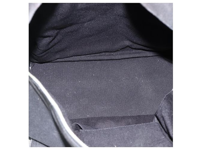 Zaino in tela nero e argento SAINT LAURENT Auth bs34220 - vista 21