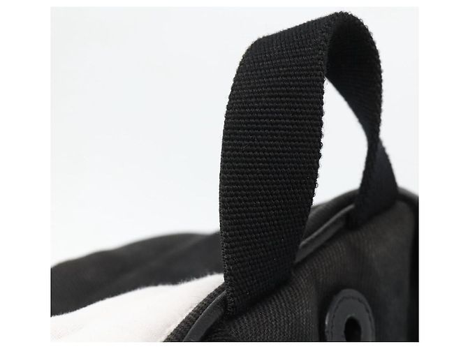 Zaino in tela nero e argento SAINT LAURENT Auth bs34220 - vista 7