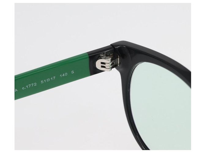 CHANEL COCO Mark Glasses plastic Green CC Auth BAZ663 - view 10