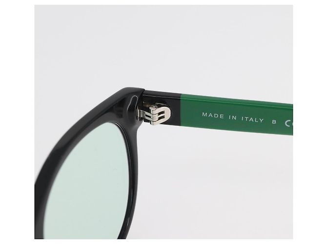 CHANEL COCO Mark Glasses plastic Green CC Auth BAZ663 - view 11