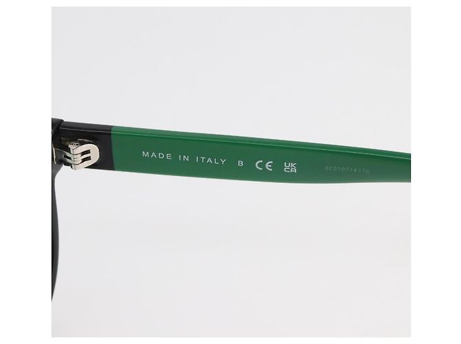 CHANEL COCO Mark Glasses plastic Green CC Auth BAZ663 - view 12