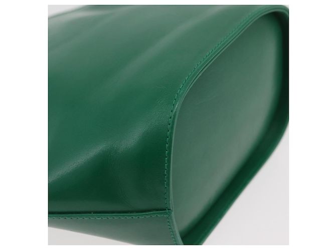 Borsa a Spalla Salvatore Ferragamo in Pelle Verde Oro Auth 167004A D'oro - vista 12