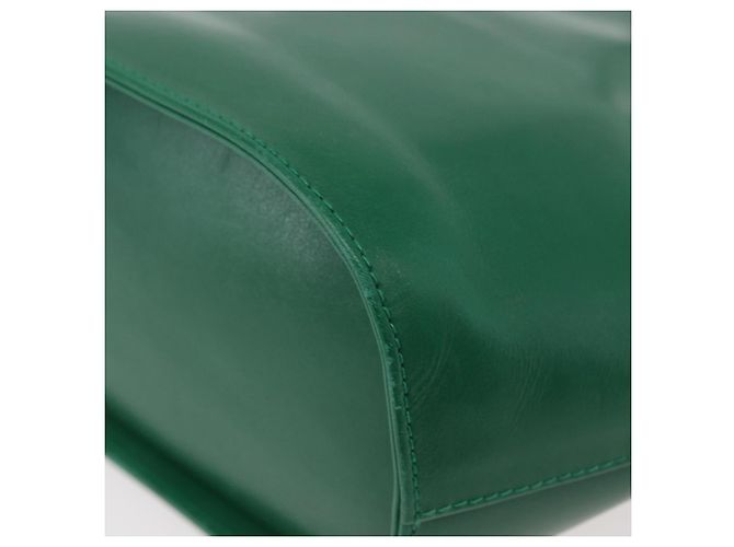 Borsa a Spalla Salvatore Ferragamo in Pelle Verde Oro Auth 167004A D'oro - vista 13