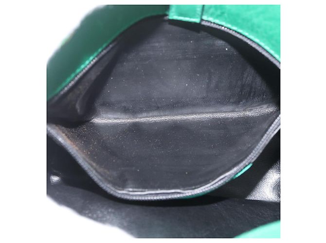 Borsa a Spalla Salvatore Ferragamo in Pelle Verde Oro Auth 167004A D'oro - vista 20