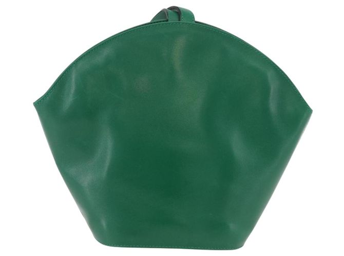 Borsa a Spalla Salvatore Ferragamo in Pelle Verde Oro Auth 167004A D'oro - vista 3