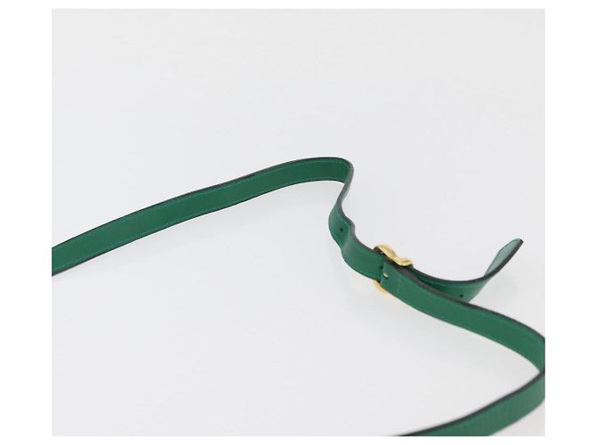 Borsa a Spalla Salvatore Ferragamo in Pelle Verde Oro Auth 167004A D'oro - vista 8