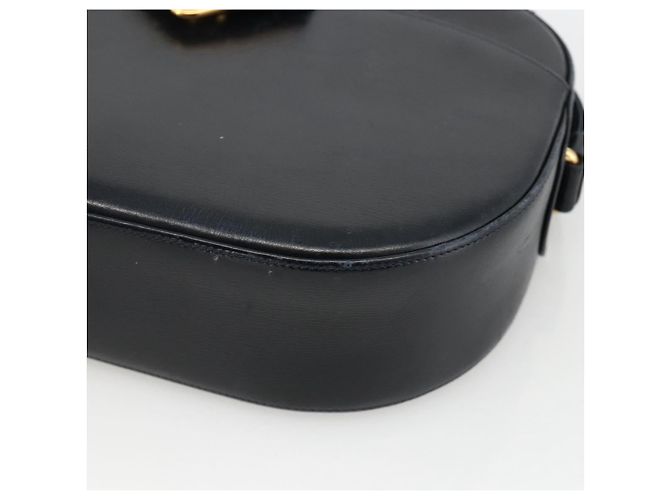 Borsa a Spalla Cartier in Pelle Blu Navy Oro Auth bs34428 D'oro - vista 10