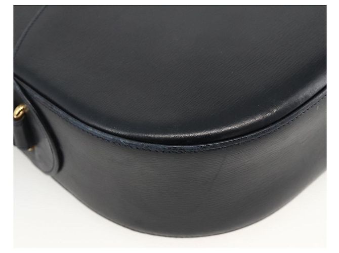Borsa a Spalla Cartier in Pelle Blu Navy Oro Auth bs34428 D'oro - vista 11